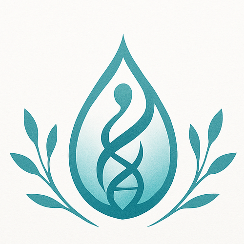 Image of Life growing in a drop of molecular hydrogen (H2) water