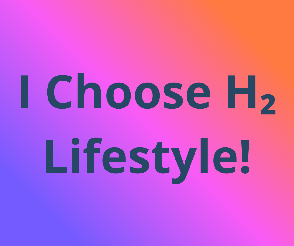 Gabriela's philosophy about her chosen way of living: I Choose H2 Lifestyle!