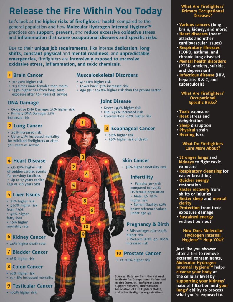 Rescue the Rescuers Today brochure (back) for firefighters and first responders.